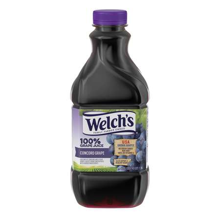 Welch's 100% Purple Grape Plastic Juice 46 oz. Bottle, PK8 -  WELCHS, WPD31400